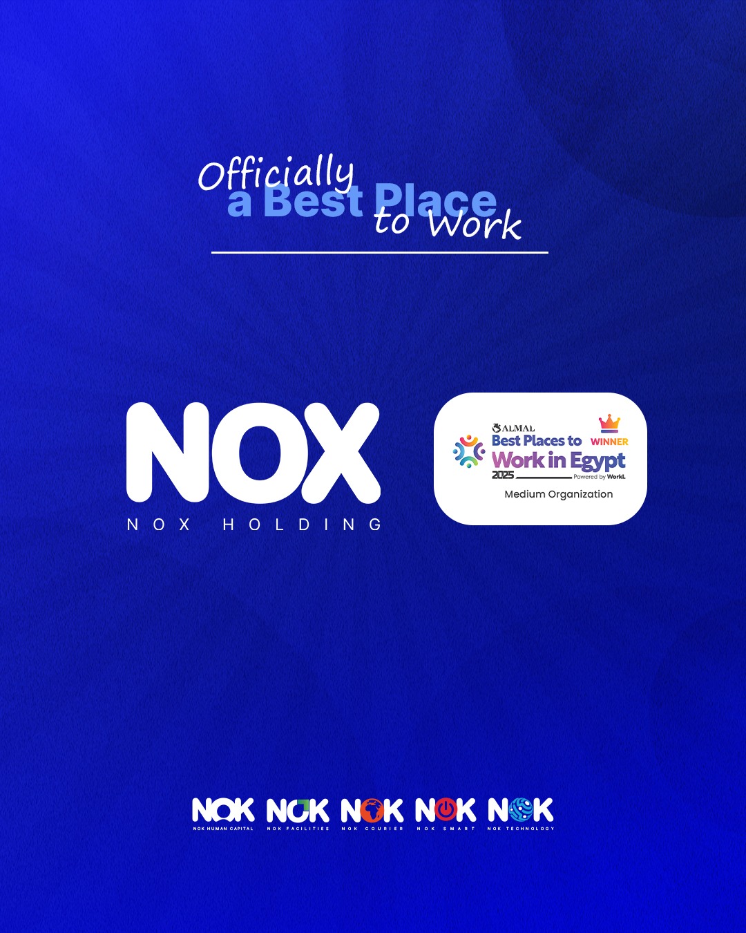 NOX Holding Is the Best Place to Work in Egypt